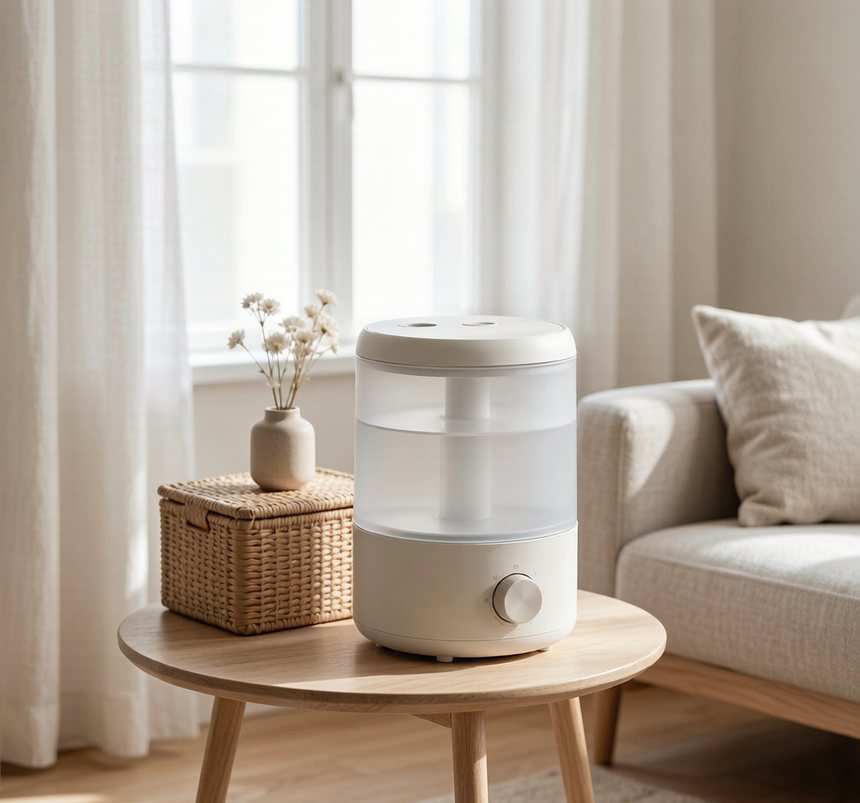 Humidificateur à ultrasons, remplissage par le haut (2,5–4 L)