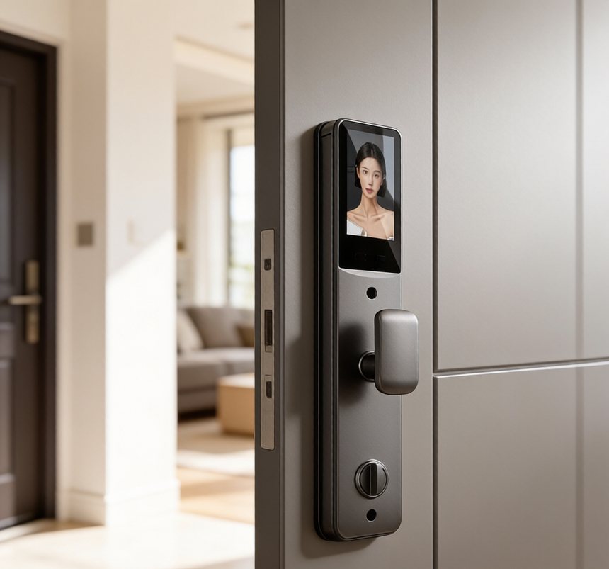Serrure connectée avec empreinte digitale et application