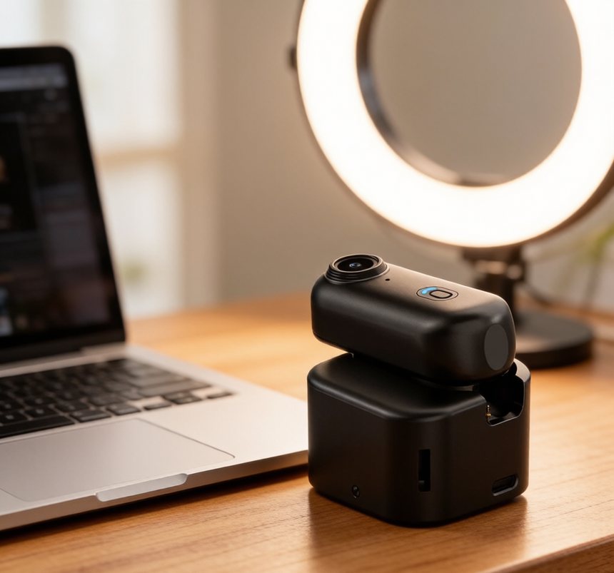 Mini caméra d’action magnétique 4K