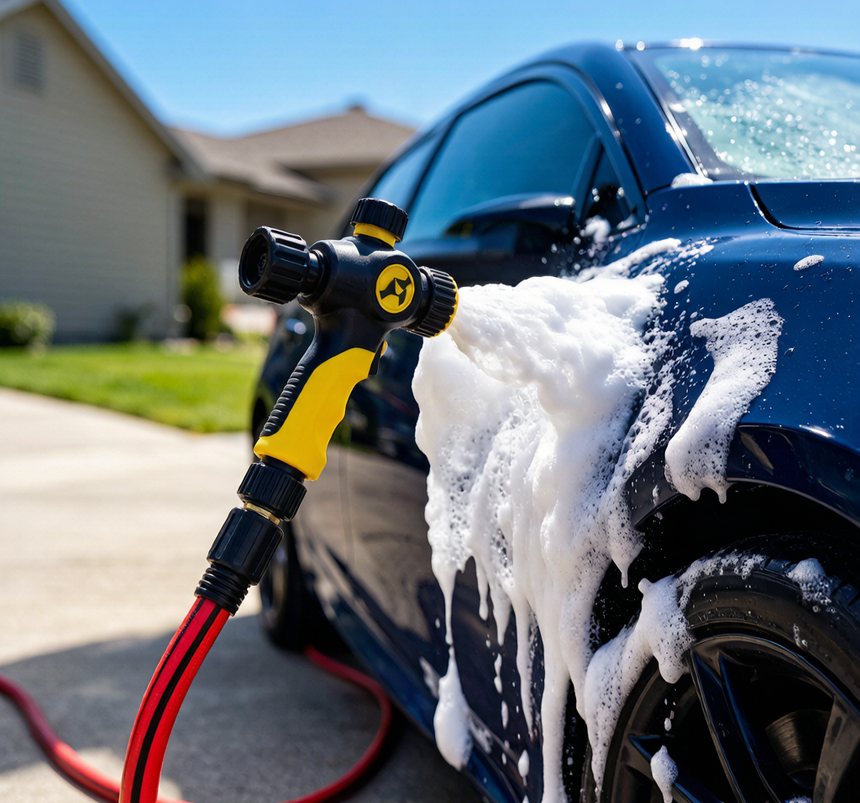 Pistolet à mousse pour lavage automobile, réservoir 1 L