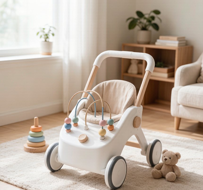 Chariot de marche et centre d’activités pour bébé