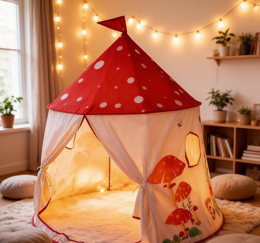 Tente de jeu enfant pliable et déployable