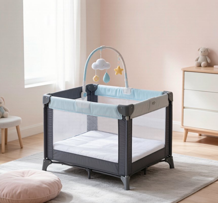 Parc pour bébé pliable et transportable
