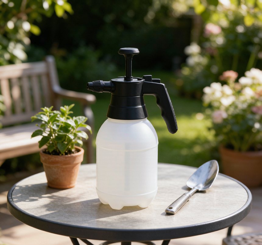 Pulvérisateur à pompe (1 gallon, buse réglable)