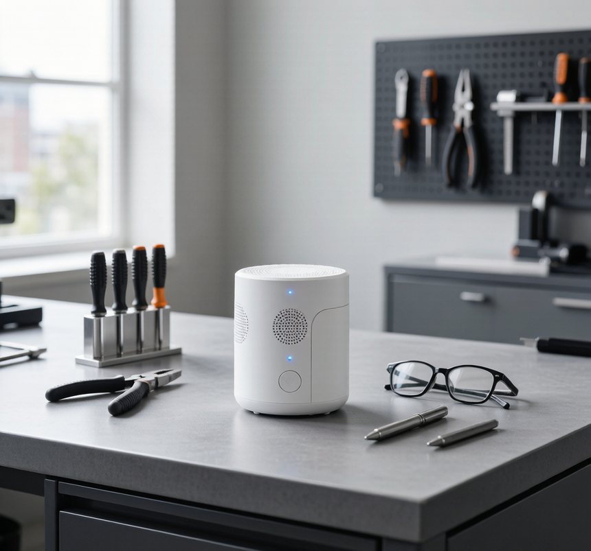Détecteur connecté de fumée et de CO avec alerte sur application